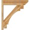 Ekena Millwork Merced Slat Rough Sawn Outlooker, Western Red Cedar, 8"W x 34"D x 38"H OUT08X34X38MRC06RWR - alternate 2